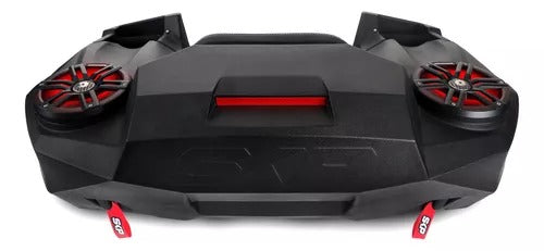 Caja Maletero con asiento de cuatrimoto con espacio para bocinas Can-Am Polaris