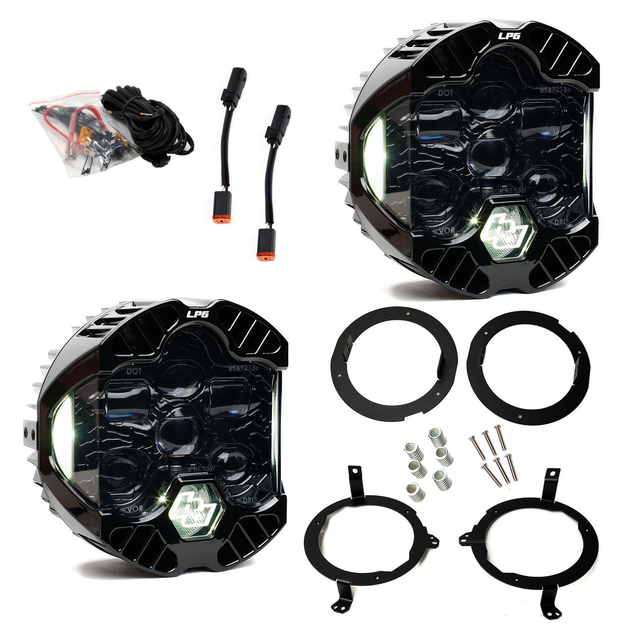 Par de Faros LP6 Baja Design para Jeep Jk, JL-JT