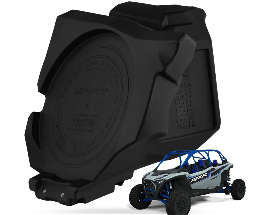 Cajón para bajo de 10in – 12in en tablero de copiloto para RZR PRO 2025