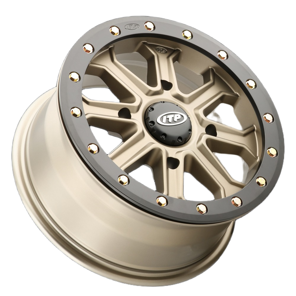 Juego de Rines ITP Inertia Gold con Beadlock