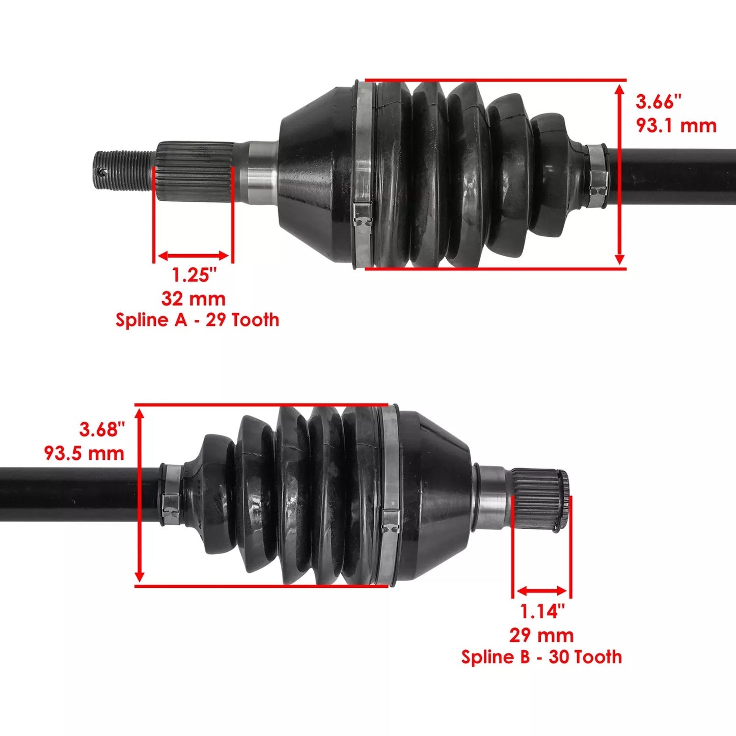 Flecha Trasera Canam Maverick x3 64' 17-23