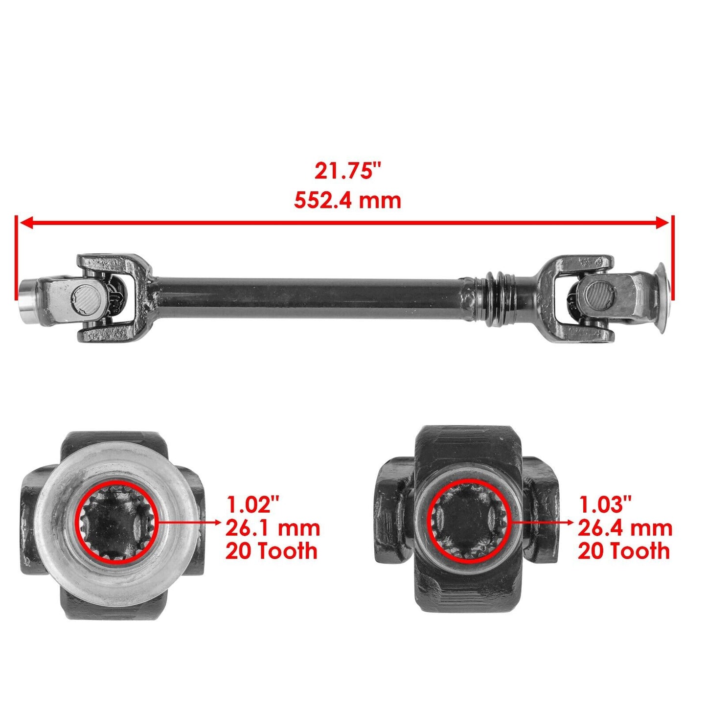 Flecha Cardan Trasera MAX Outlander Renegade 2013-2022 MAX