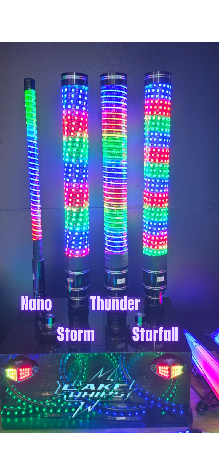 Antenas LED Lake Whips