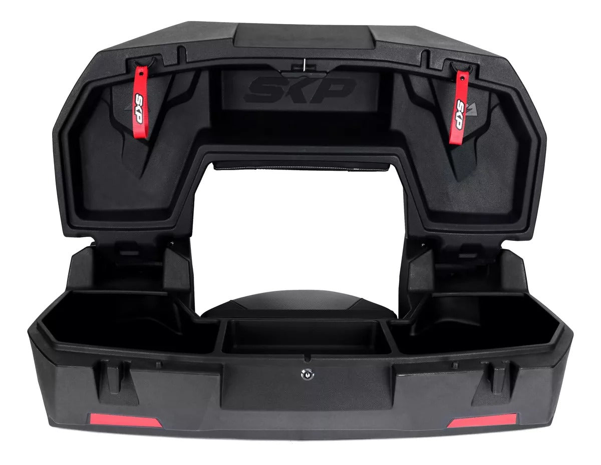Caja Maletero con asiento de cuatrimoto con espacio para bocinas Can-Am Polaris