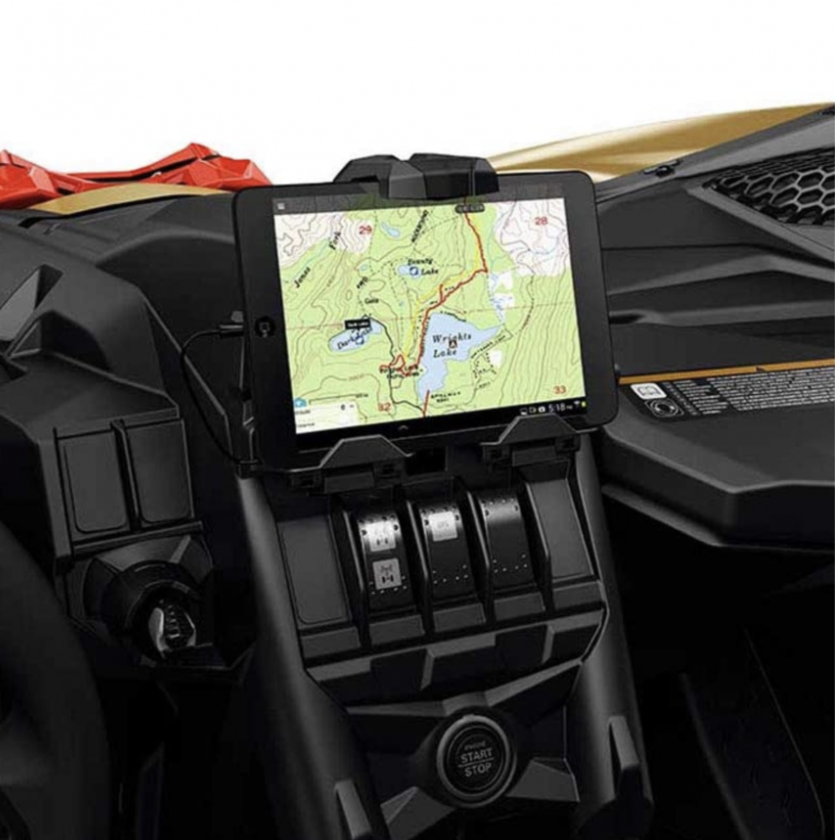 Soporte base para Celular o tabler en Canam Maverick x3