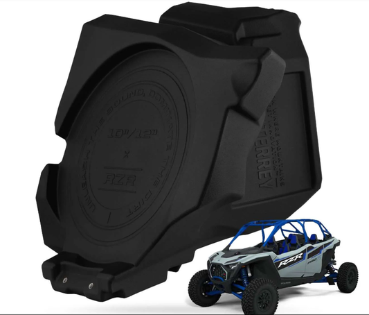 Cajón para bajo de 10in – 12in en tablero de copiloto para RZR PRO 2025