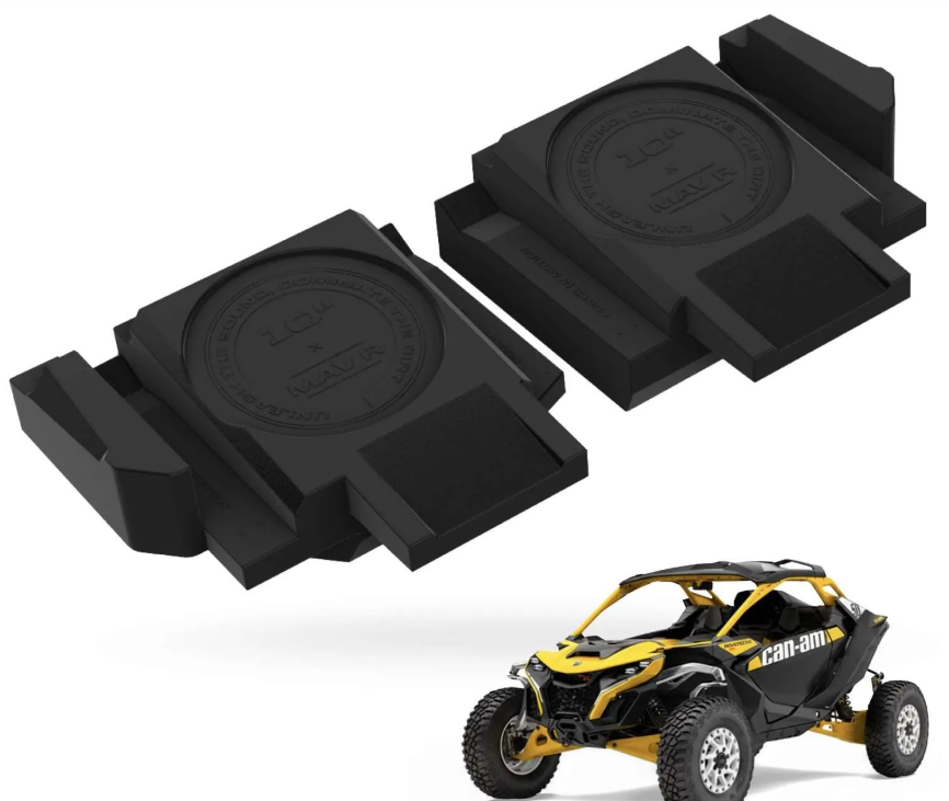 Cajones de bajo de 10″ en asientos delanteros Maverick R