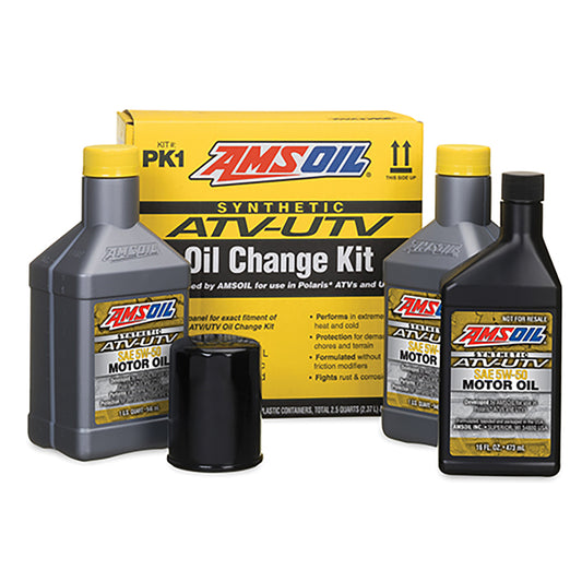 Kit Servicio Aceite Atv/Utv 5w-50 Atv Amsoil Polaris
