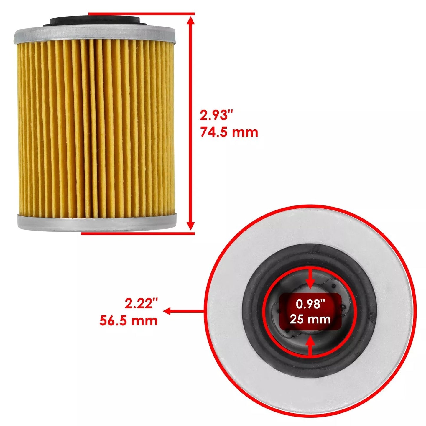 Filtro de Aceite Can-Am 420256188