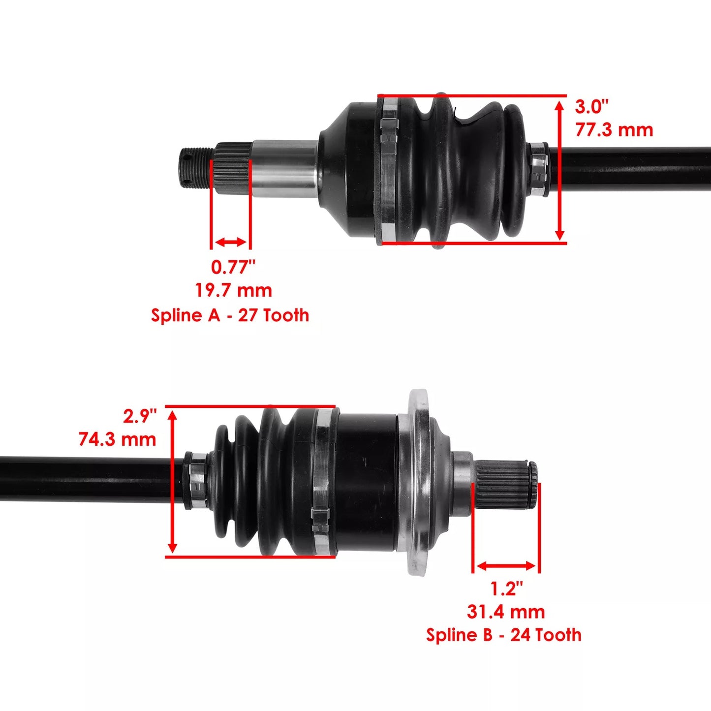 Flecha Delantera para Artic Cat TRV 400/500/700/1000